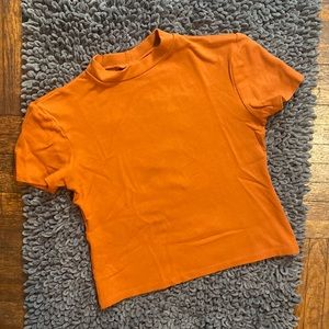 American Apparel Ponte Mockneck Top